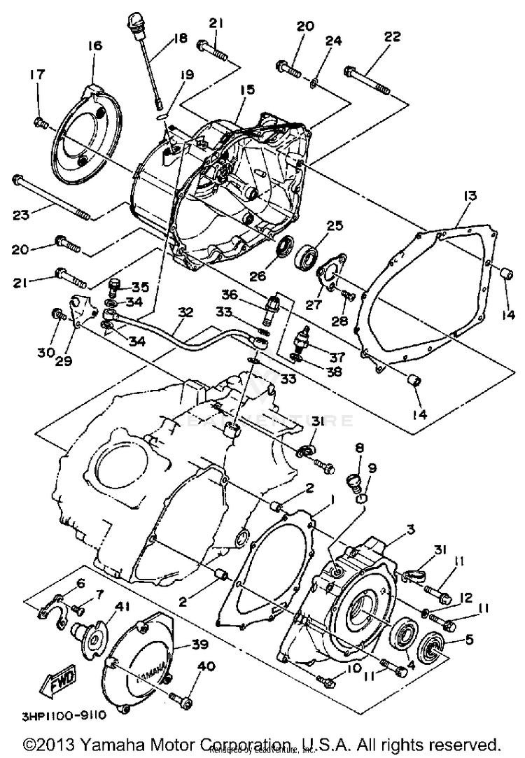 Crankcase Cover Schematic
