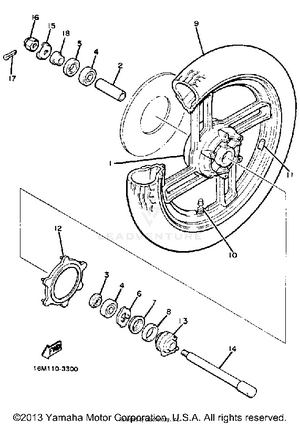 Front Wheel Schematic
