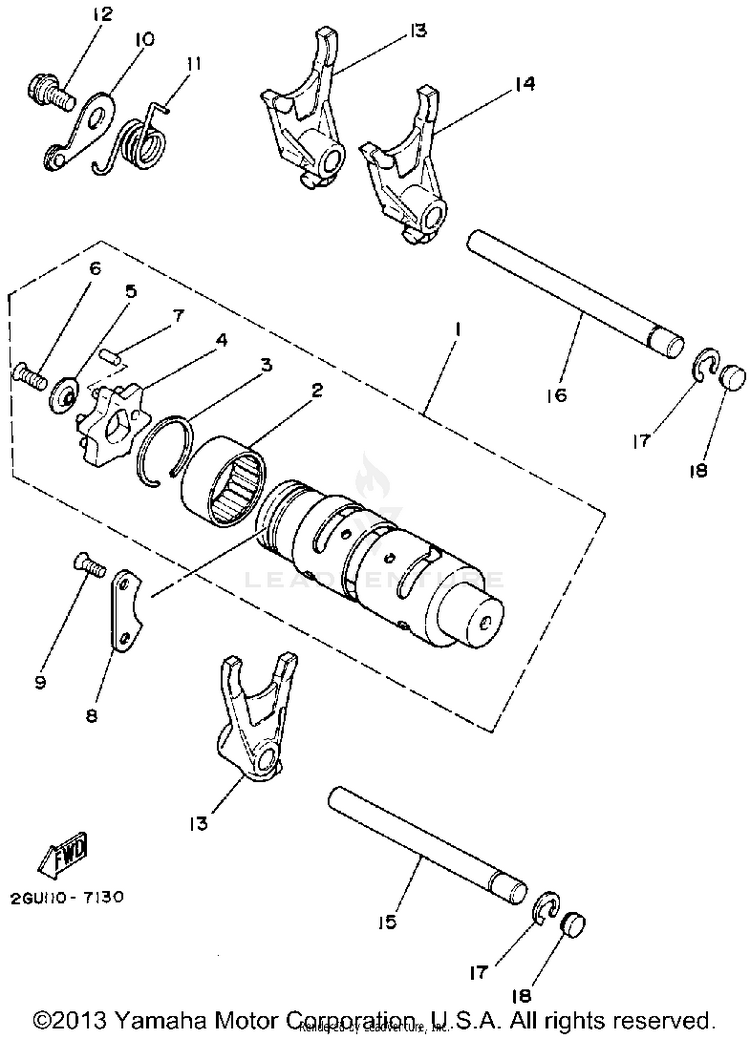 Shift Cam - Fork Schematic