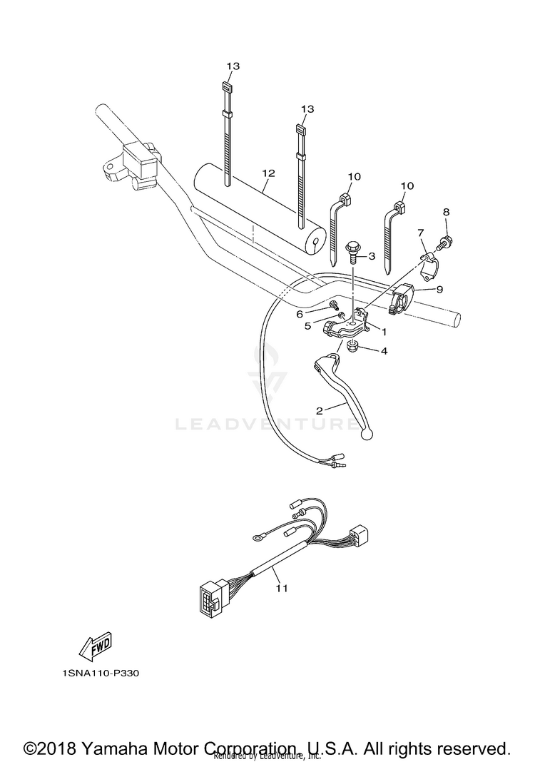 Handle Switch Lever Schematic