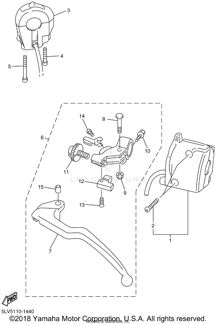 Handle Switch Lever Schematic
