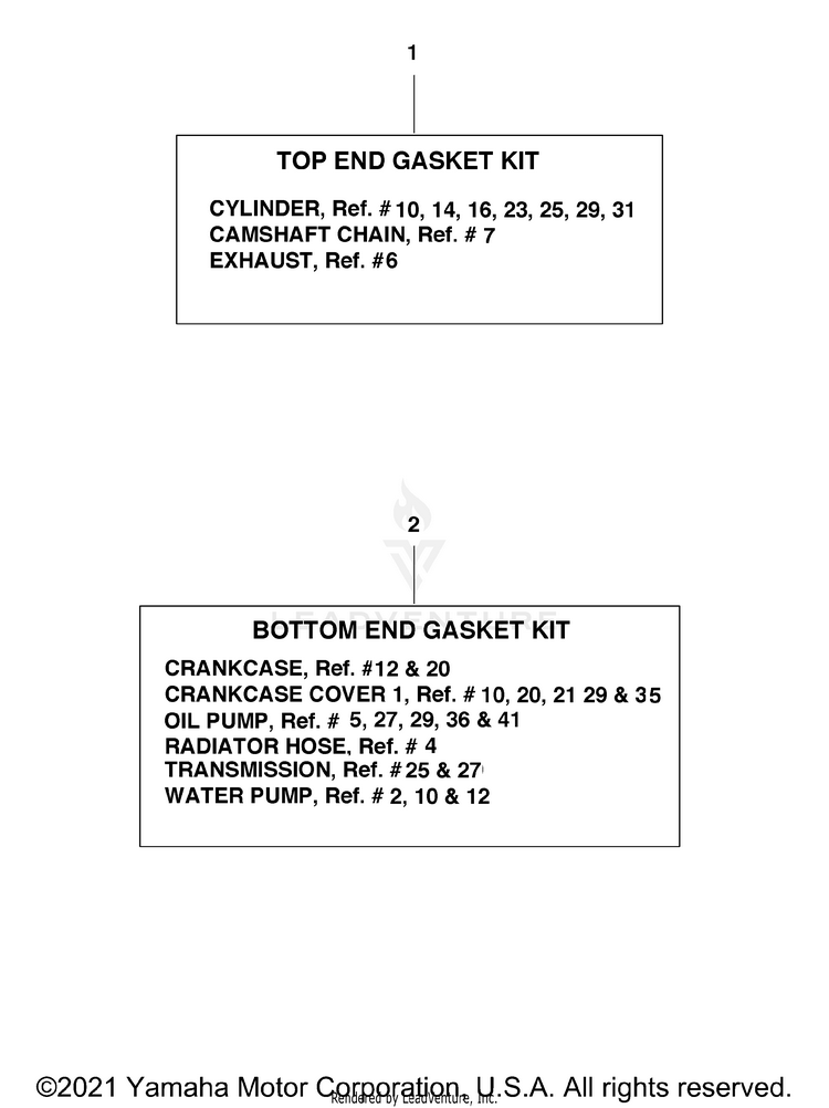 Alternate Parts YFZ450 - YFZ450XGY - 2008 Schematic