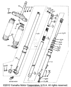 Front Fork Schematic