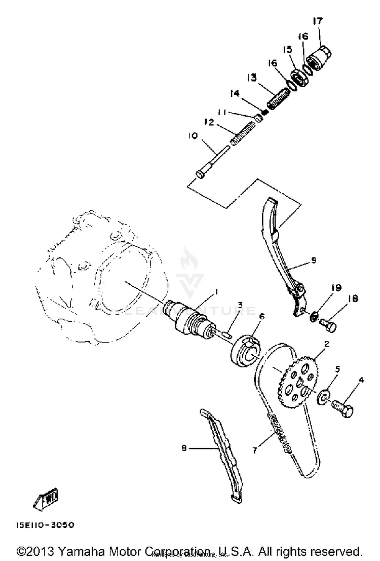 Camshaft - Chain Schematic