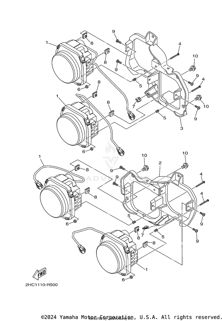 Headlight Schematic