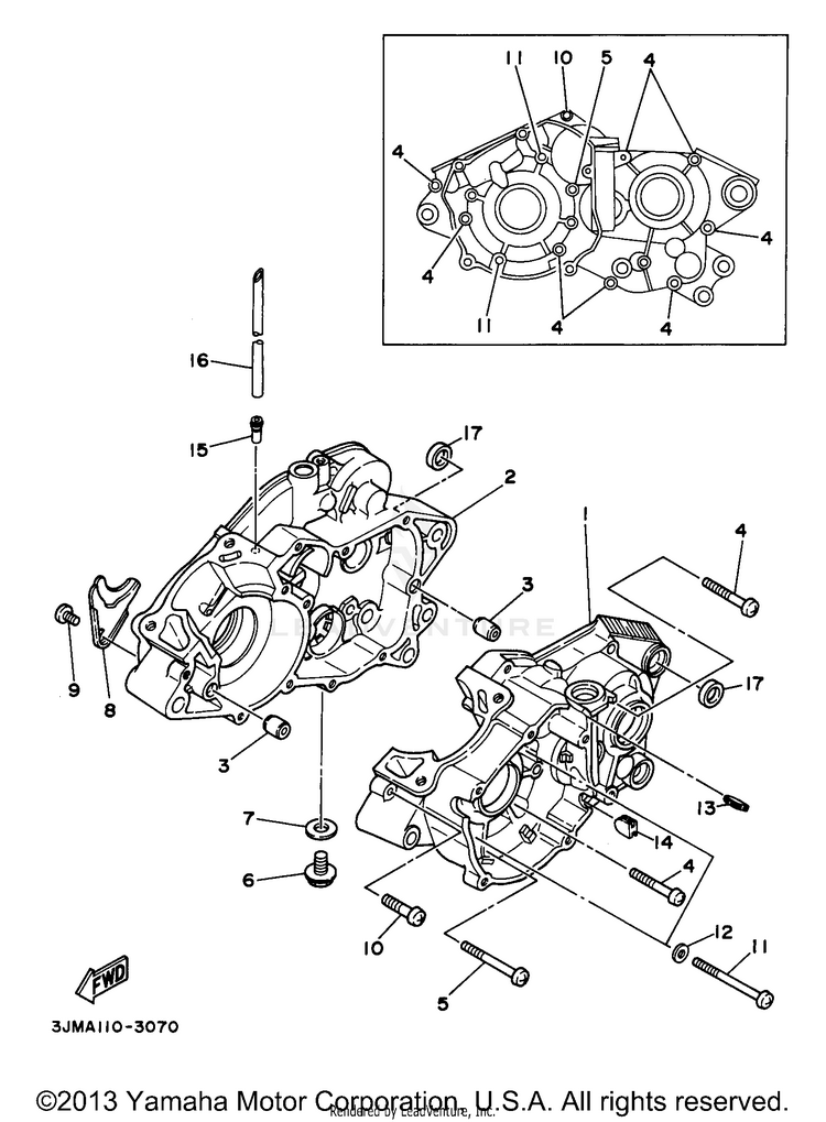 Crankcase Schematic