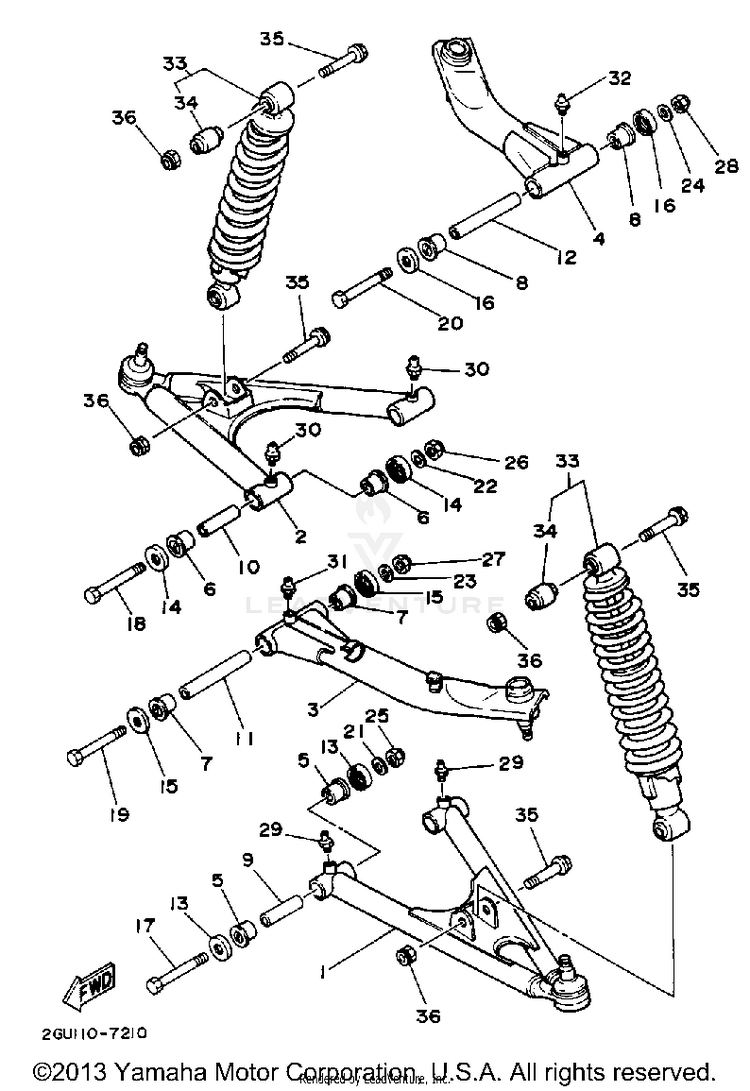 Front Suspension - Wheel Schematic