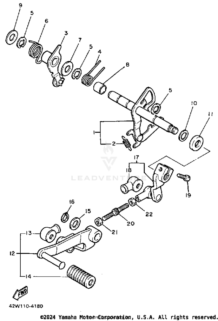 Shift Shaft Schematic
