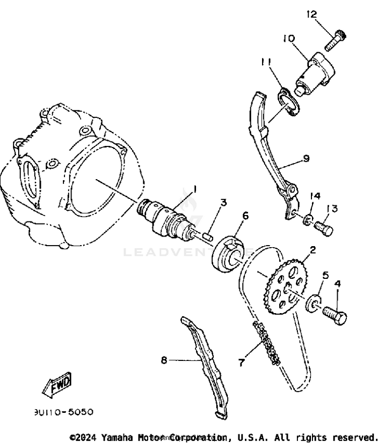 Camshaft - Chain Schematic