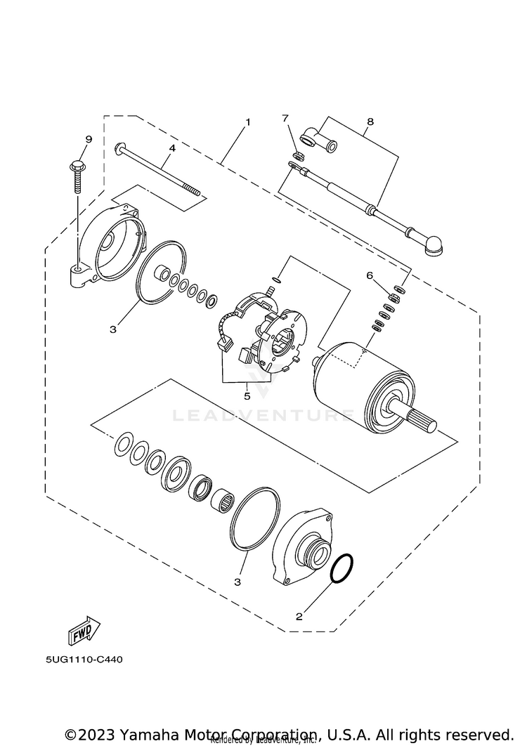 Starting Motor Schematic