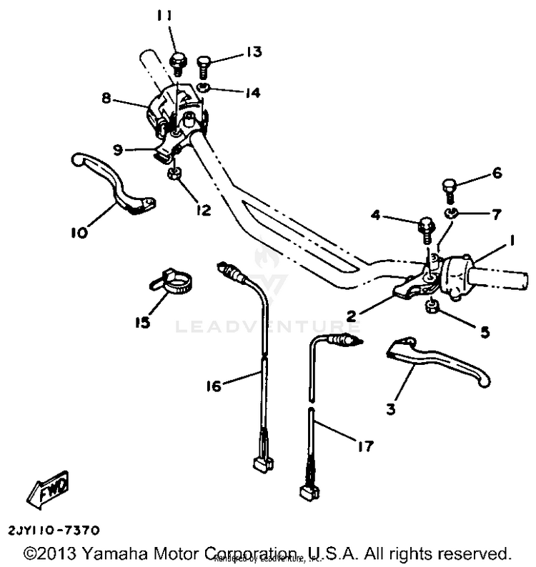 Handle Switch Lever Schematic