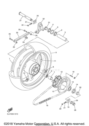 Rear Wheel Schematic