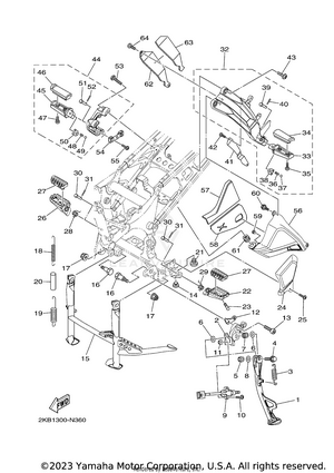 Stand Footrest Schematic