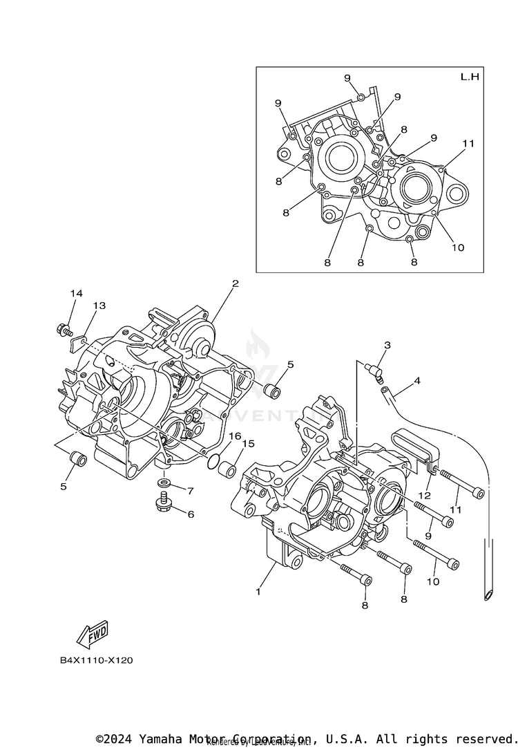Crankcase Schematic