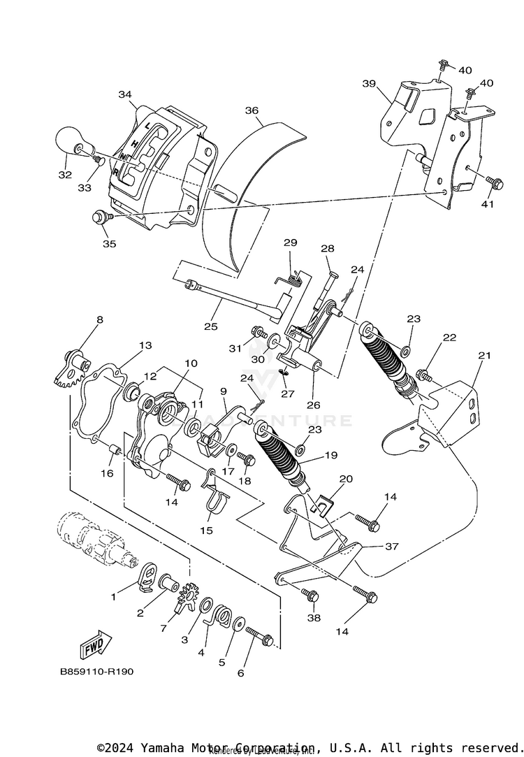 Shift Shaft Schematic