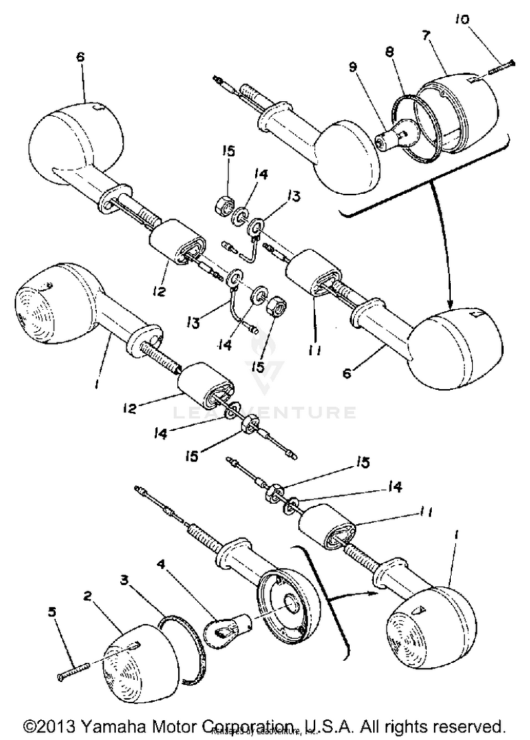Turnsignal LB80IIHC - 1976 Schematic