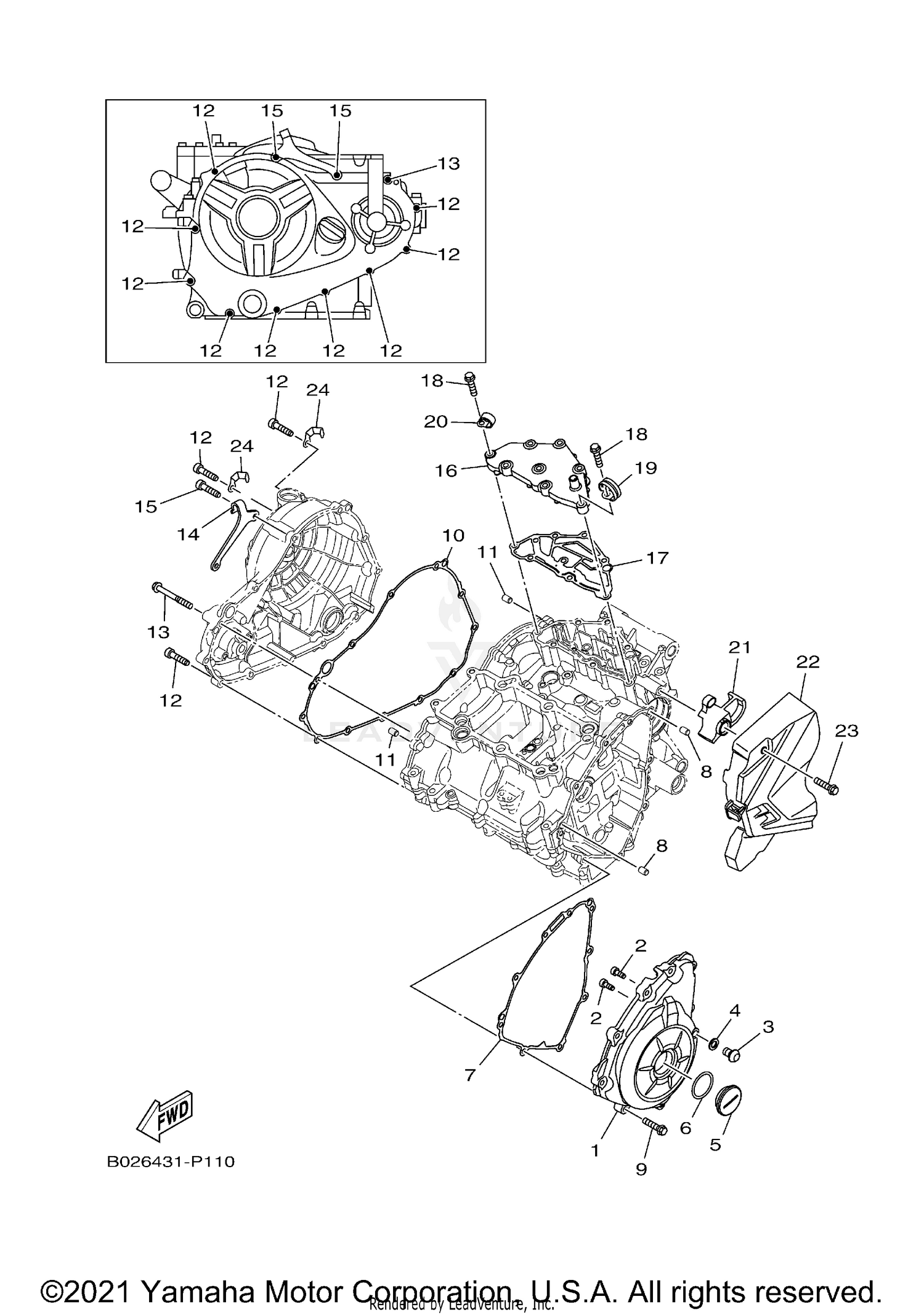 CRANKCASE COVER 1