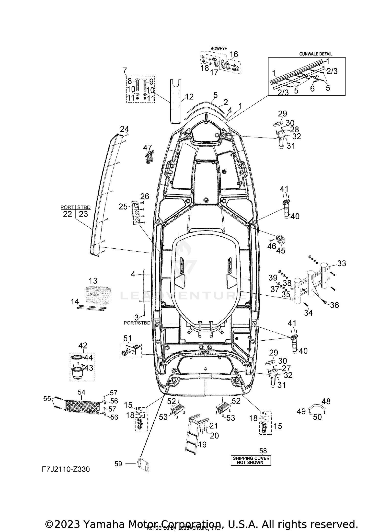 HULL DECK FITTINGS