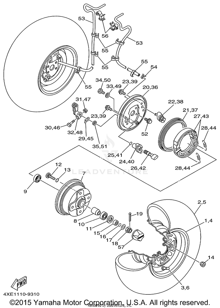 Front Wheel Schematic
