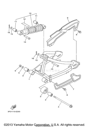 Rear Arm Suspension Schematic