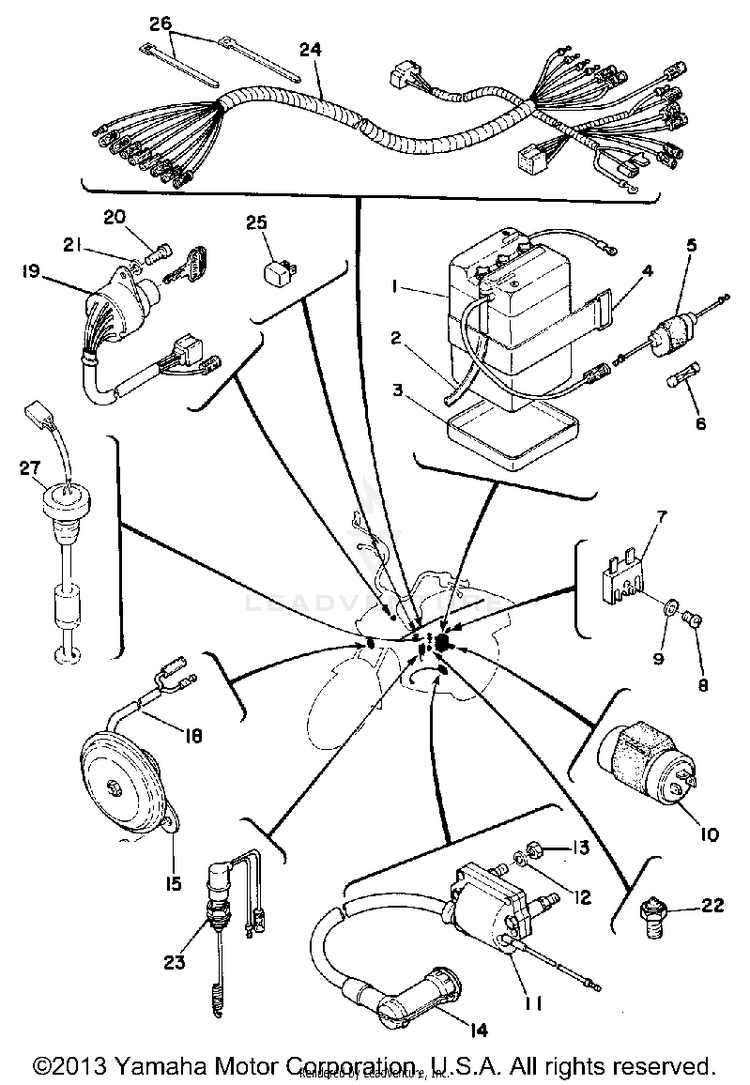 Electrical LB80IIHC - 1976 Schematic