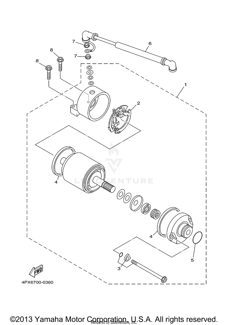 Starting Motor Schematic