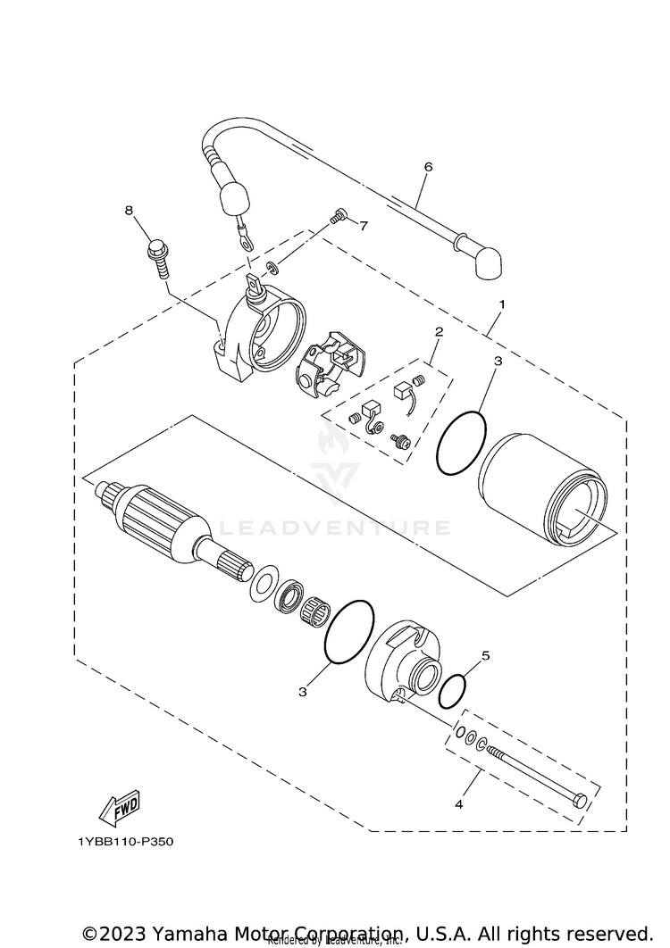 Starting Motor Schematic