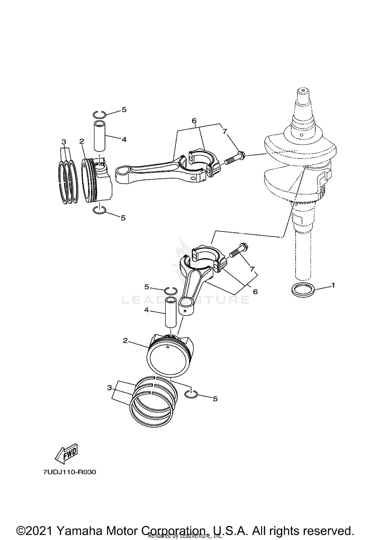 CRANKSHAFT PISTON