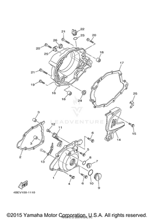 Crankcase Cover 1 Schematic
