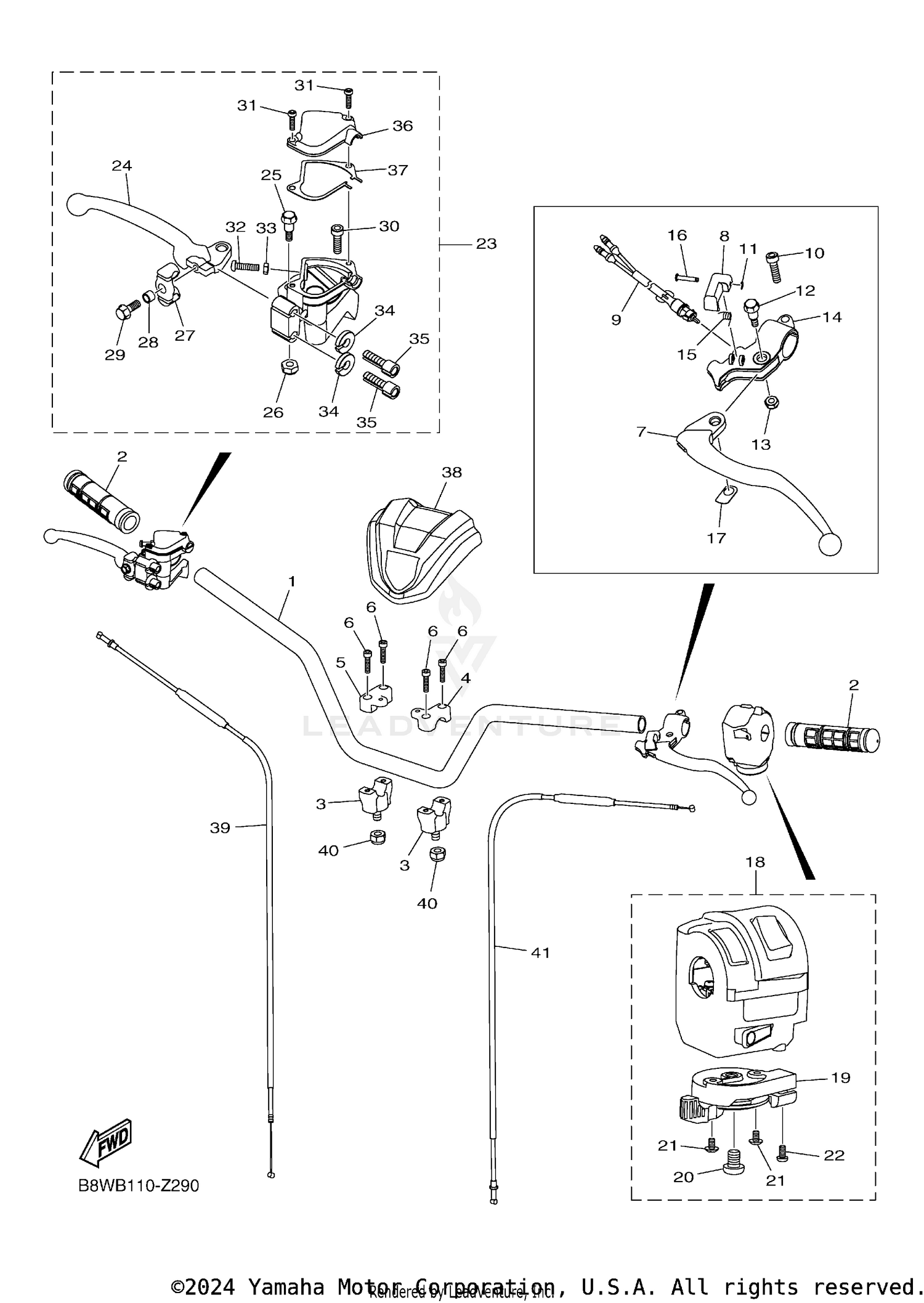 STEERING HANDLE & CABLE