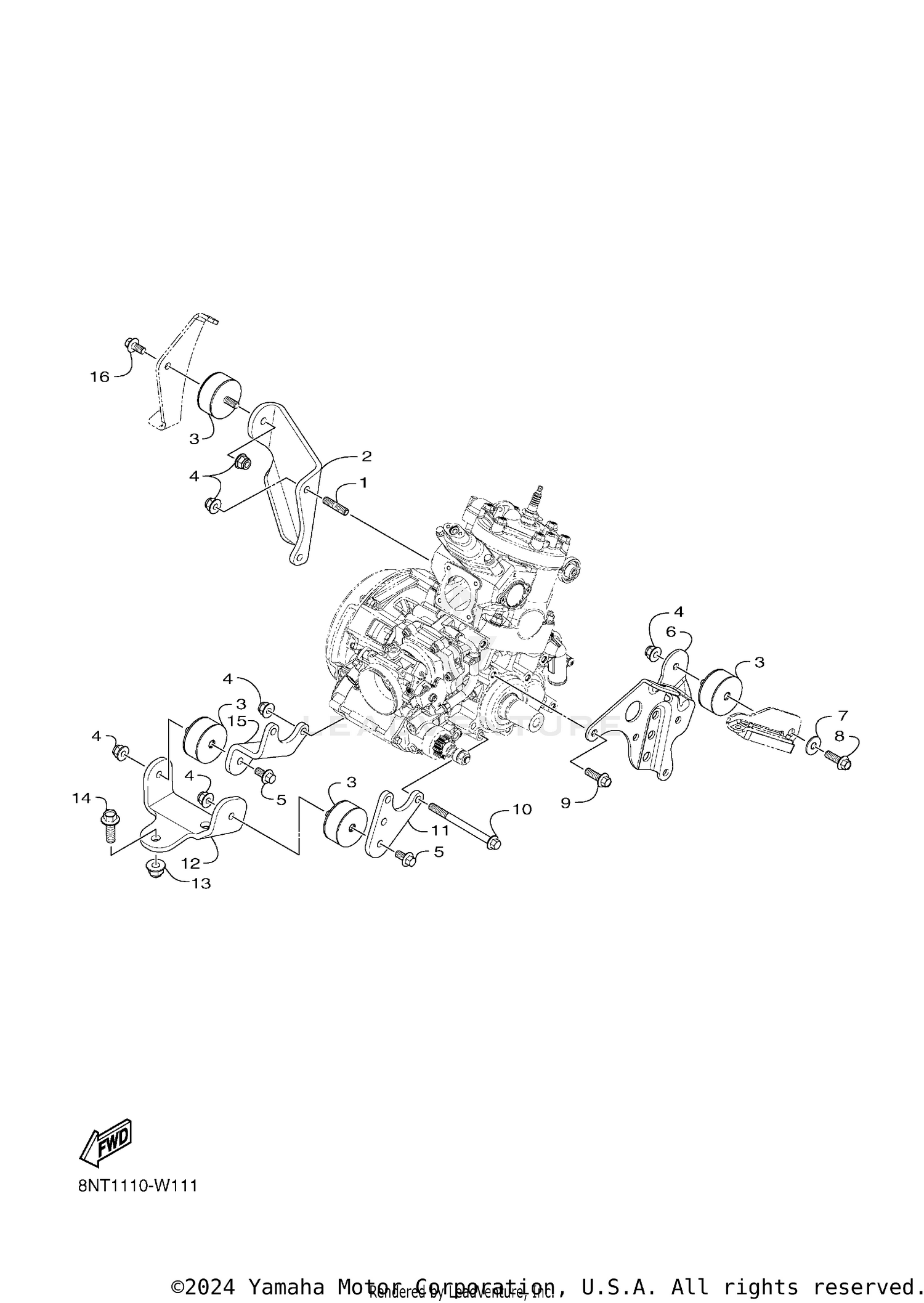 ENGINE BRACKET
