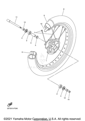 Front Wheel Schematic