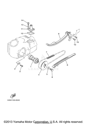 Camshaft Chain Schematic