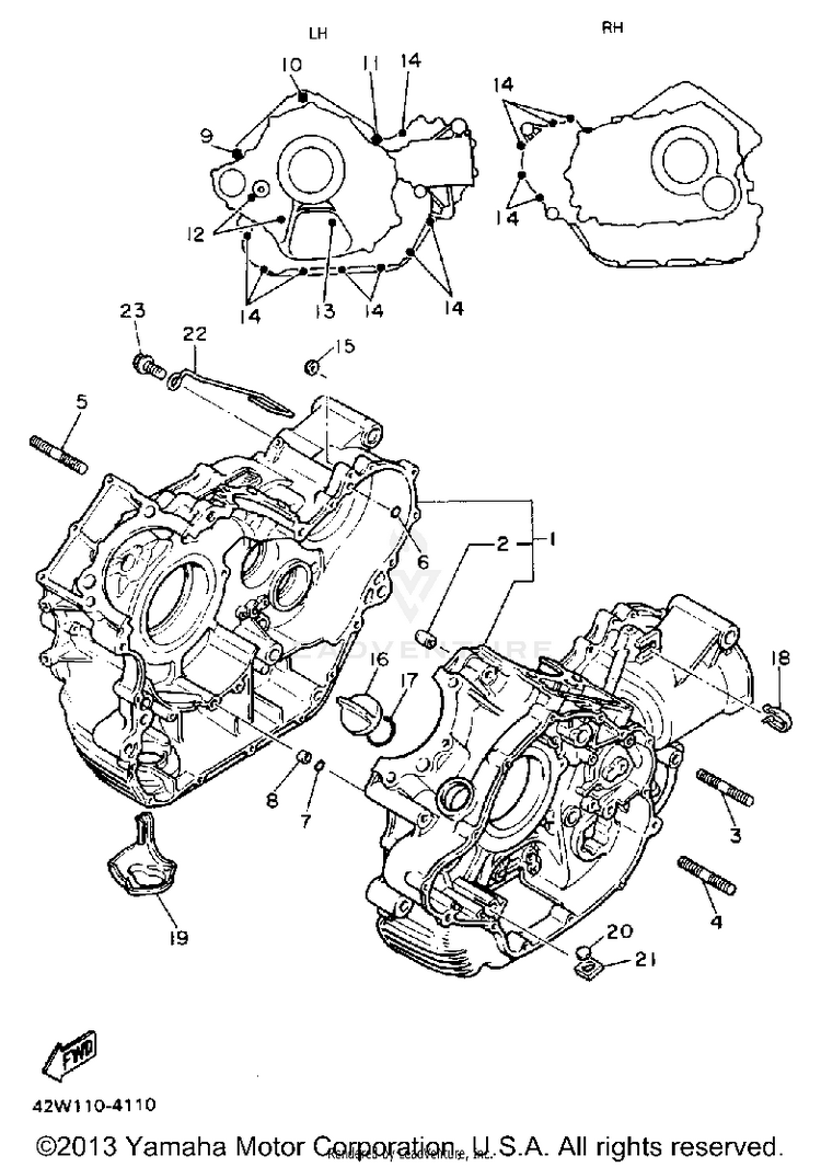 Crankcase Schematic