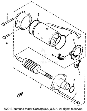 Starting Motor Schematic