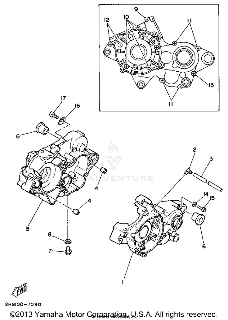 Cranckcase Schematic