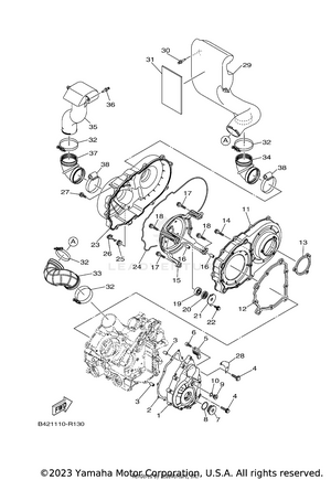 Crankcase Cover 1 Schematic