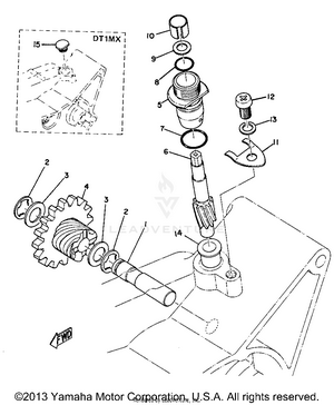 Tachometer Gear Schematic
