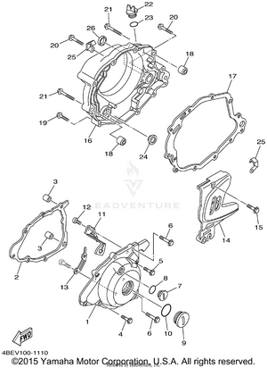 Crankcase Cover 1 Schematic