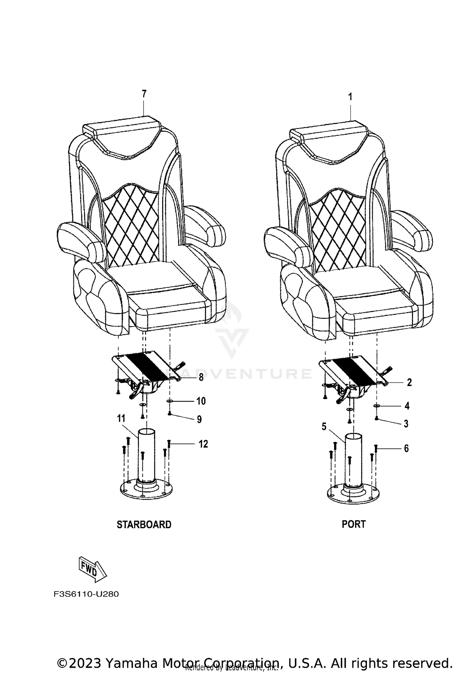 SWIVEL SEAT