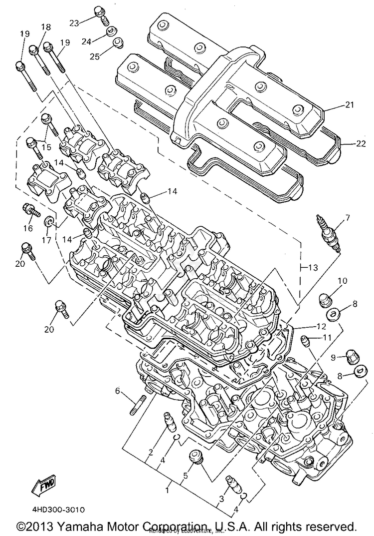 Cylinder Head Schematic