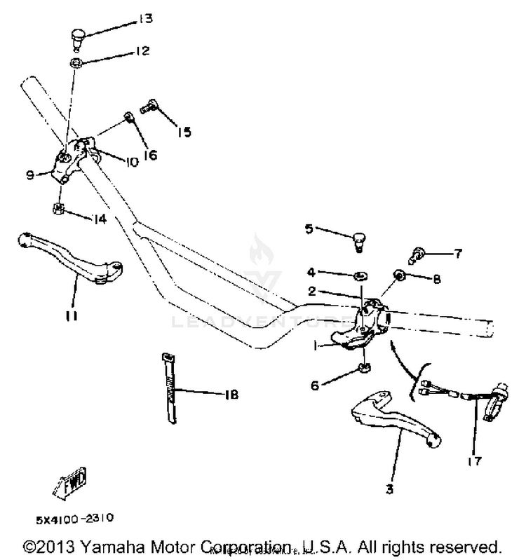 Handle Switch-Lever Schematic