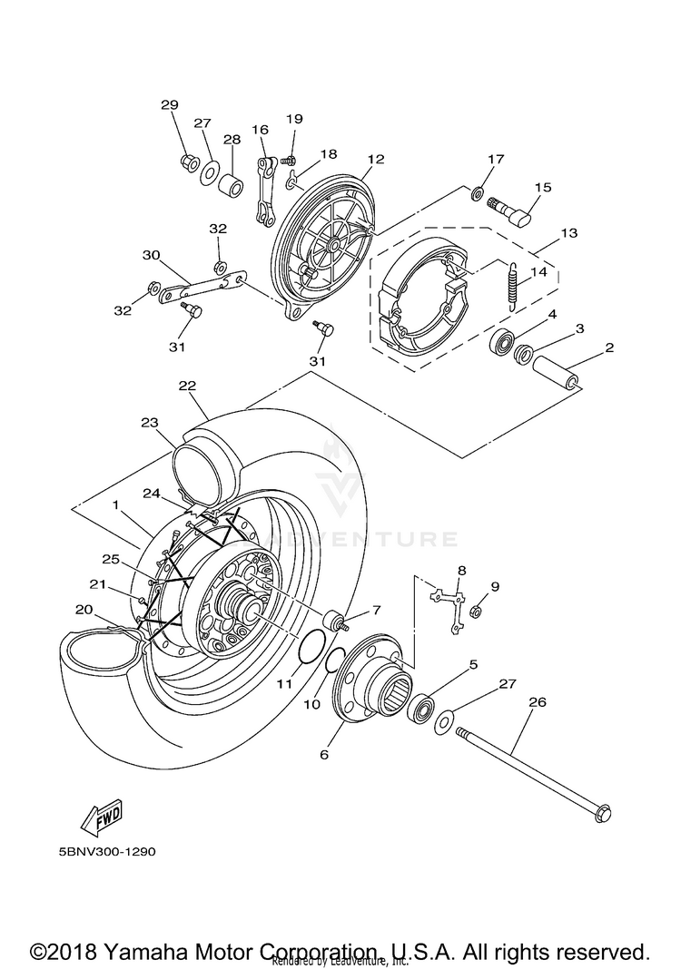 Rear Wheel Schematic