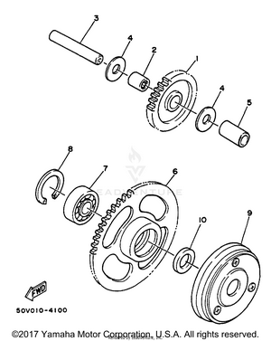 Starter Clutch Schematic
