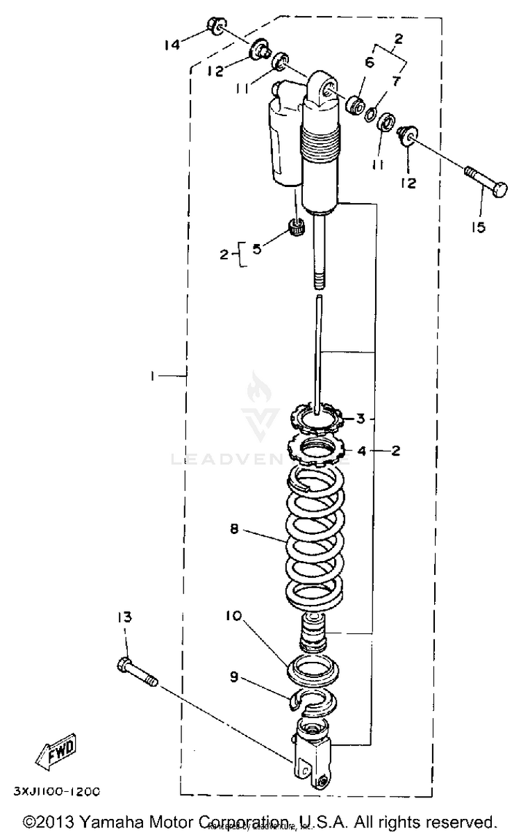 Rear Shocks Schematic