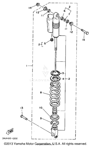 Rear Shocks Schematic