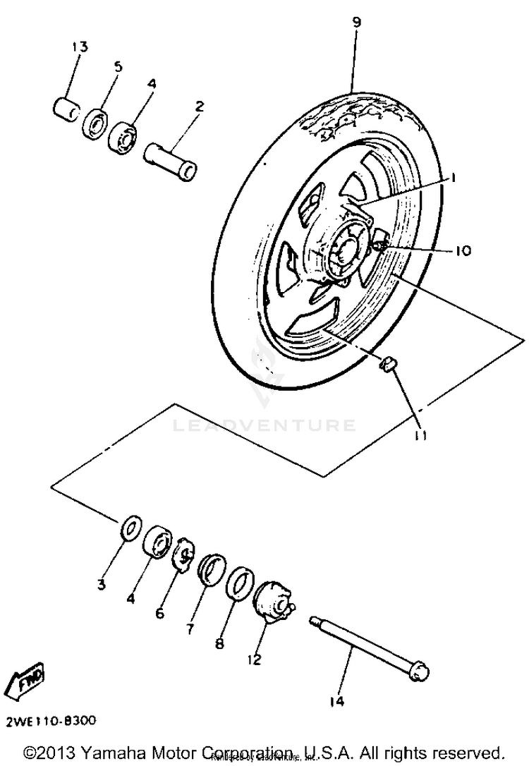Front Wheel Schematic