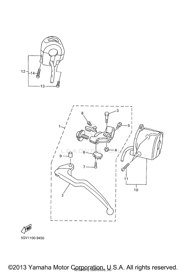 Handle Switch Lever Schematic