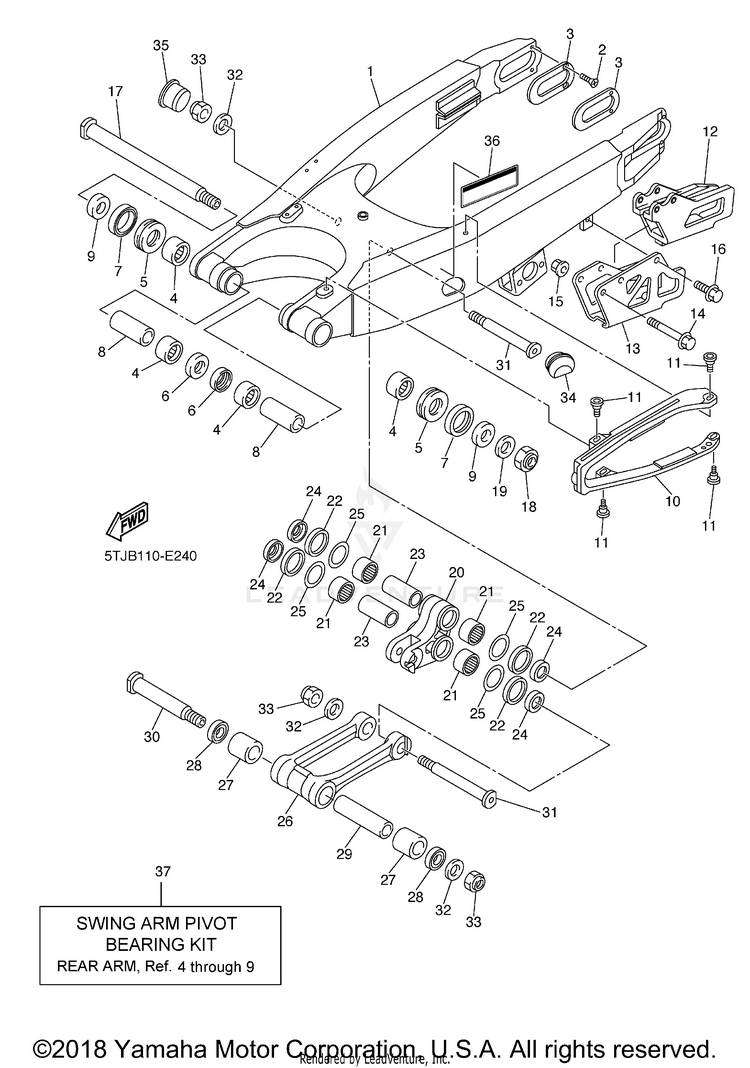 Rear Arm Schematic