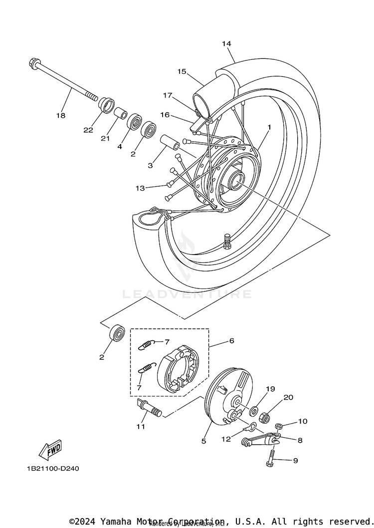 Front Wheel Ey Schematic